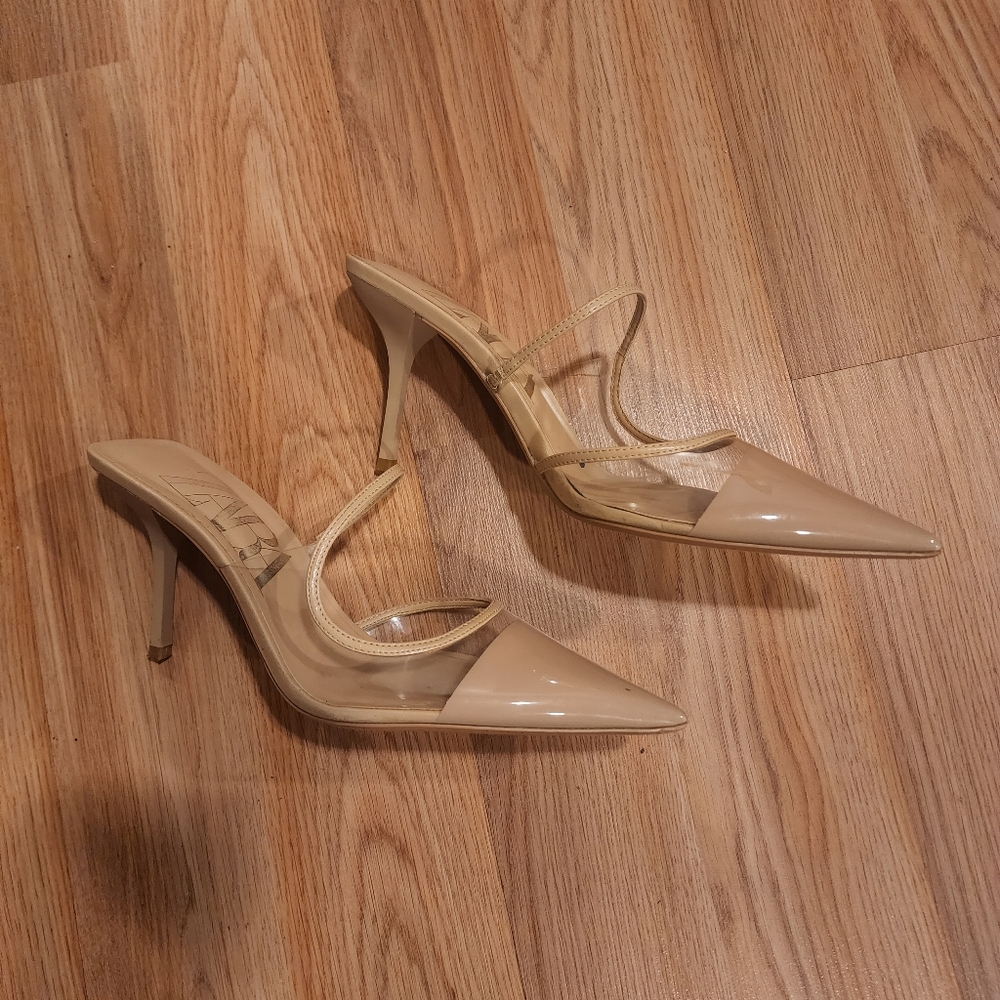 Zara Vinyl Heels